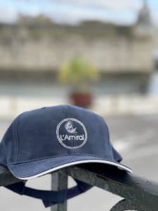 Casquette brodée L'Amiral