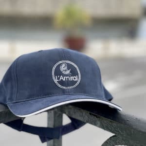 Casquette brodée L'Amiral