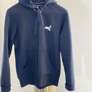 L'Admiral zip-up sweatshirt from the front