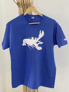 T-Shirt blau L'Admiral von vorne gesehen